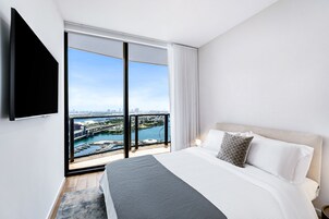 Ocean View Two Bedroom Suite with King/Queen ADA | Hypo-allergenic bedding, Tempur-Pedic beds, minibar, in-room safe
