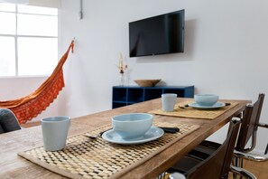 Familienstudio, Stadtblick | Wohnbereich