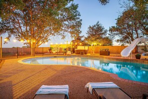Pool - Spacious Group Retreat | 3 Kings | Sleeps 25 on 2.6 Acres | Perfect for Reunions (Fort Worth)