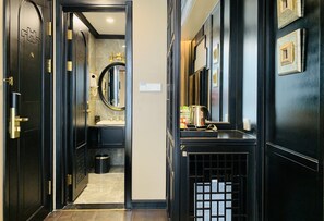 Chambre Double Deluxe, non-fumeurs | Coin séjour