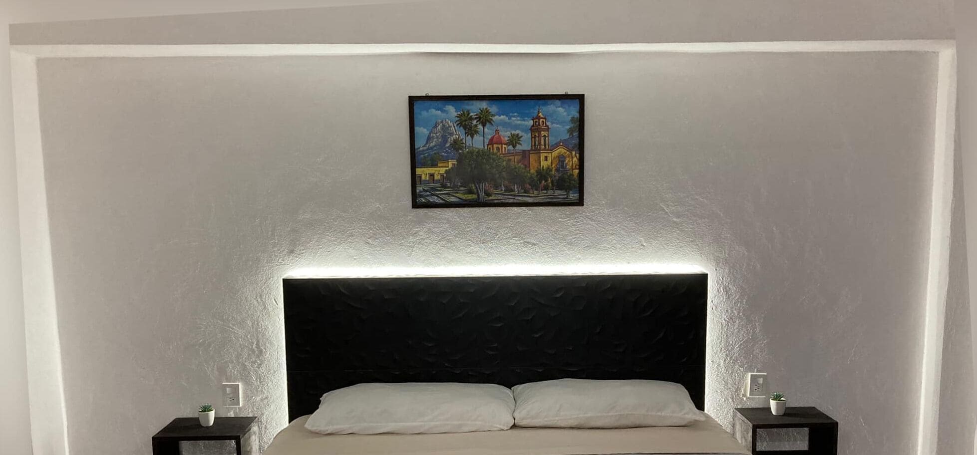 Habitación clásica (Zapoteca) | Cortinas blackout, tabla de planchar con plancha y wifi gratis 