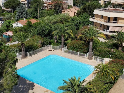 Miougrano 3 Rooms Air Conditioned 48m2 Balcony, Swimming Pool, Parking, Close to Everything