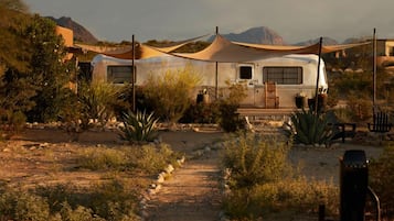 Overnatningsstedets område