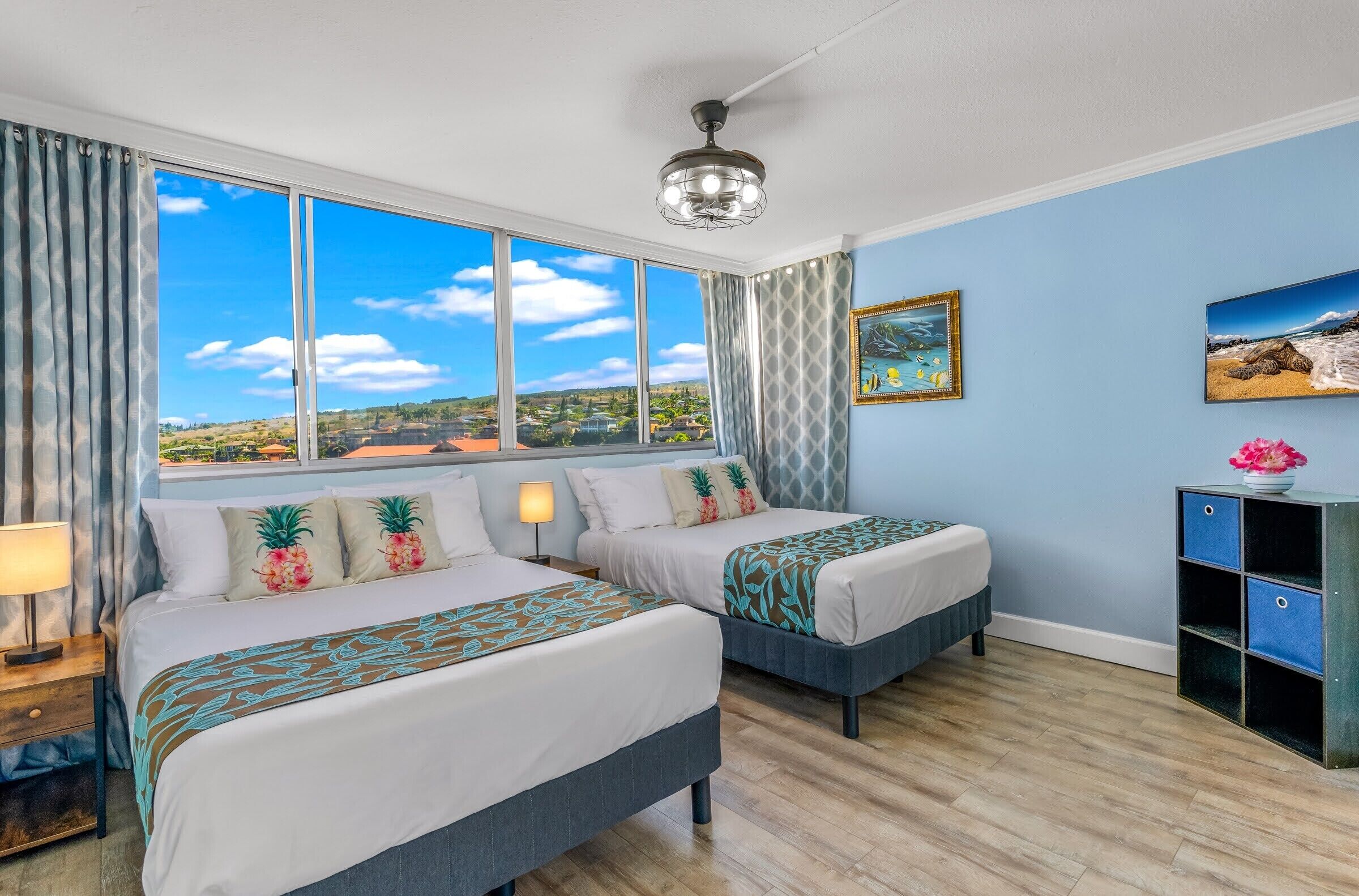 2 bedrooms, desk, iron/ironing board, free WiFi