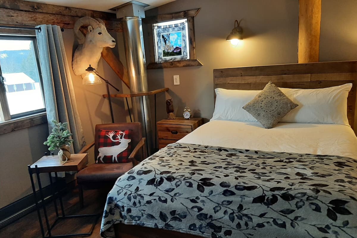 Executive-Studiosuite, 1 Queen-Bett | Hochwertige Bettwaren, kostenloses WLAN, Bettwäsche