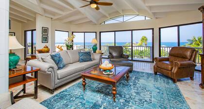 180° Sea Views, Luxurious Villa, Walk to secluded beach or beach bar