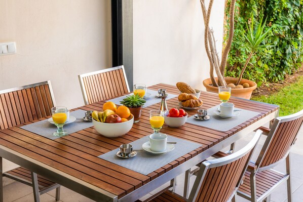 Udendørs spisemuligheder