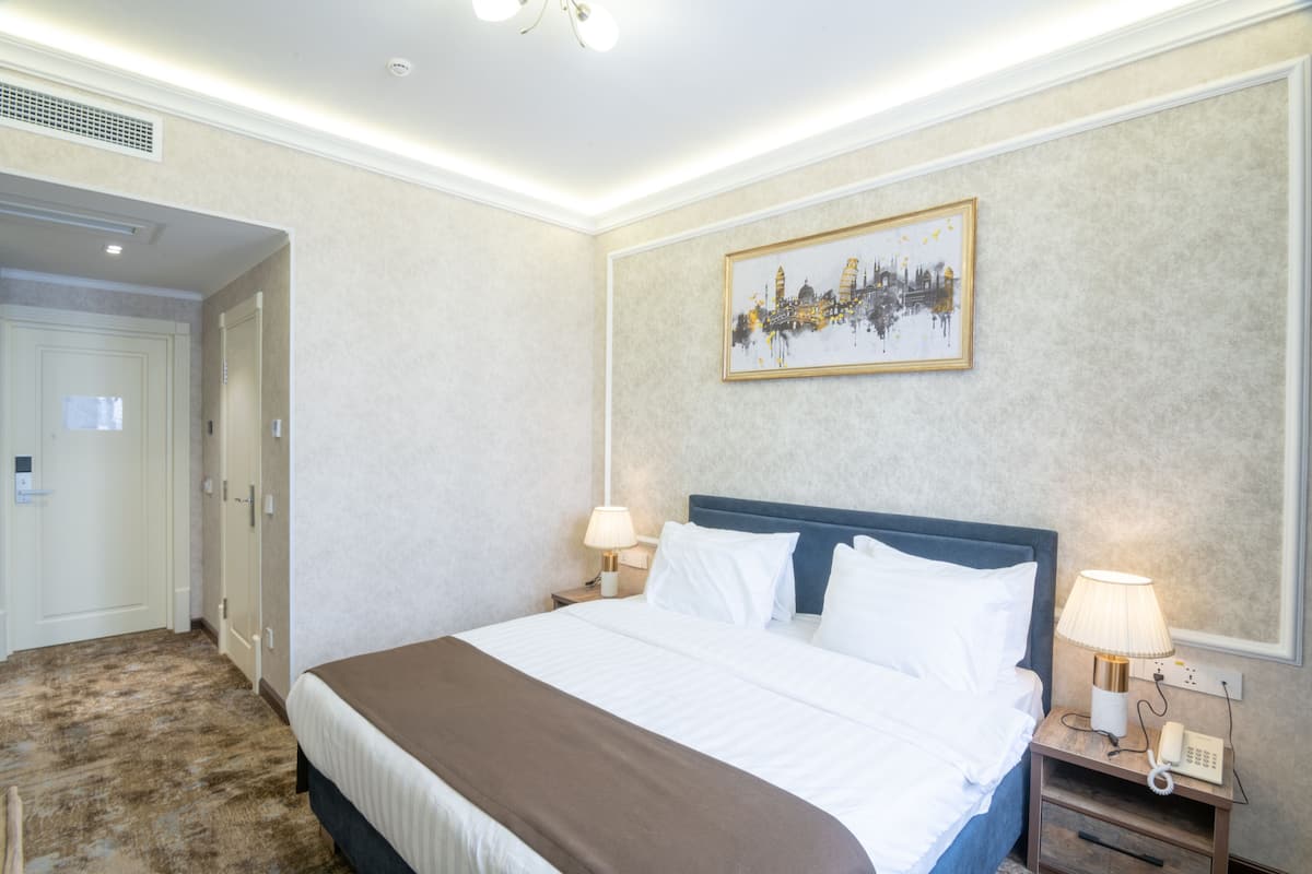 Chambre Double | 1 chambre, draps en coton égyptien, literie de qualité supérieure