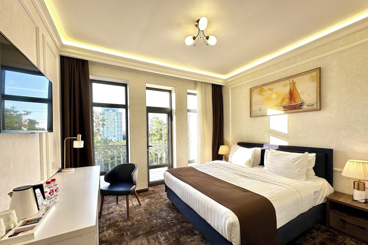 Chambre Double Exclusive | 1 chambre, draps en coton égyptien, literie de qualité supérieure
