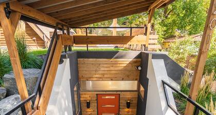 Dove's Nest | Unique Earth Home | Decks