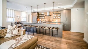 Living area - Sleek Park City Main St Rental: Steps to Ski Lift (Park City)