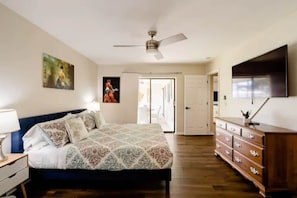 3 bedrooms, iron/ironing board, travel cot, WiFi