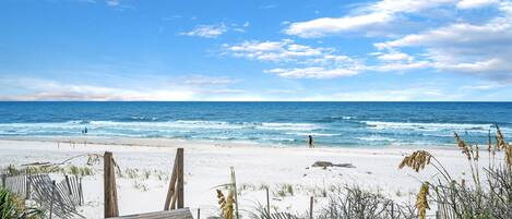 Aan het strand