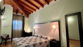 1 camera, copriletto in piuma, materassi Tempur-Pedic