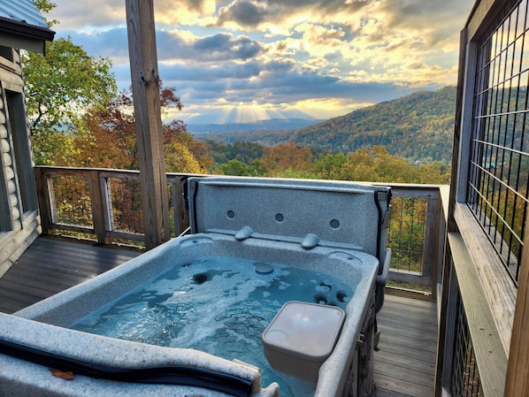 Bain à remous extérieur