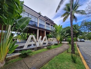 Entrada de la propiedad