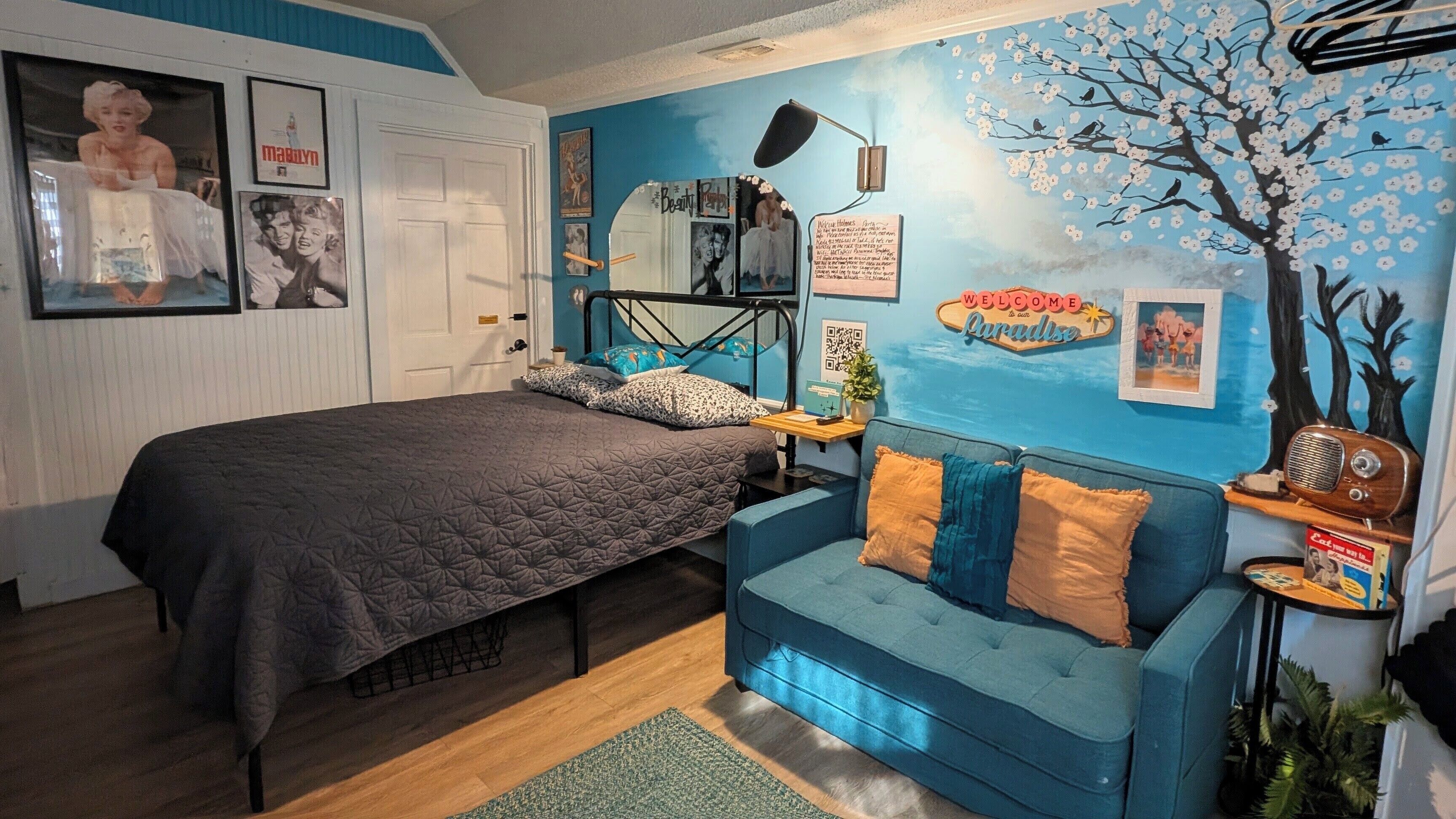 1 chambre, fer et planche à repasser, Wi-Fi gratuit, draps fournis