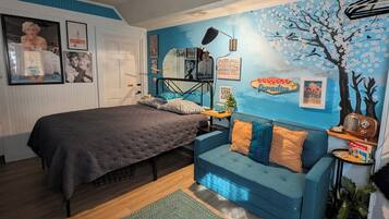 1 chambre, fer et planche à repasser, Wi-Fi gratuit, draps fournis