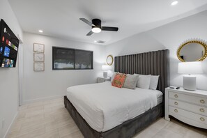 4 bedrooms, desk, iron/ironing board, free WiFi