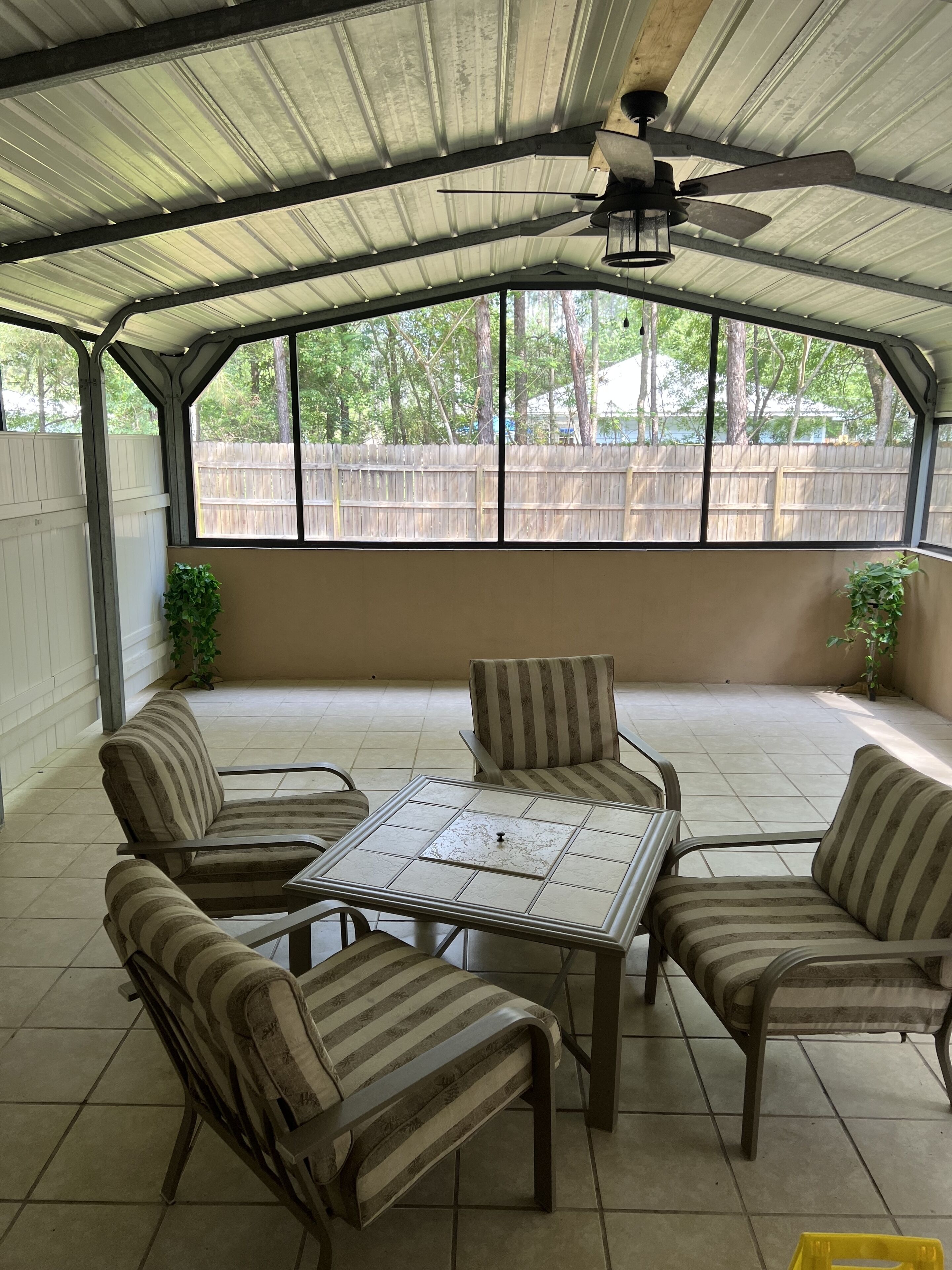 Enceinte de l’hébergement