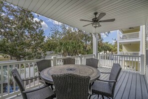 Outdoor dining - 703/2 - Sleep 16, Private Pool, BBQ (North Myrtle Beach)