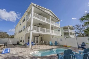 Outdoor pool - 703/2 - Sleep 16, Private Pool, BBQ (North Myrtle Beach)