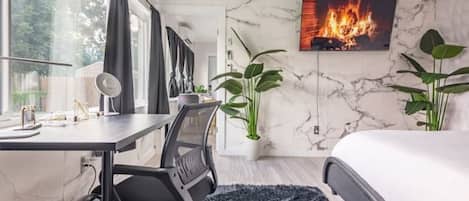 1 間睡房、書桌、熨斗/熨衫板、免費 Wi-Fi