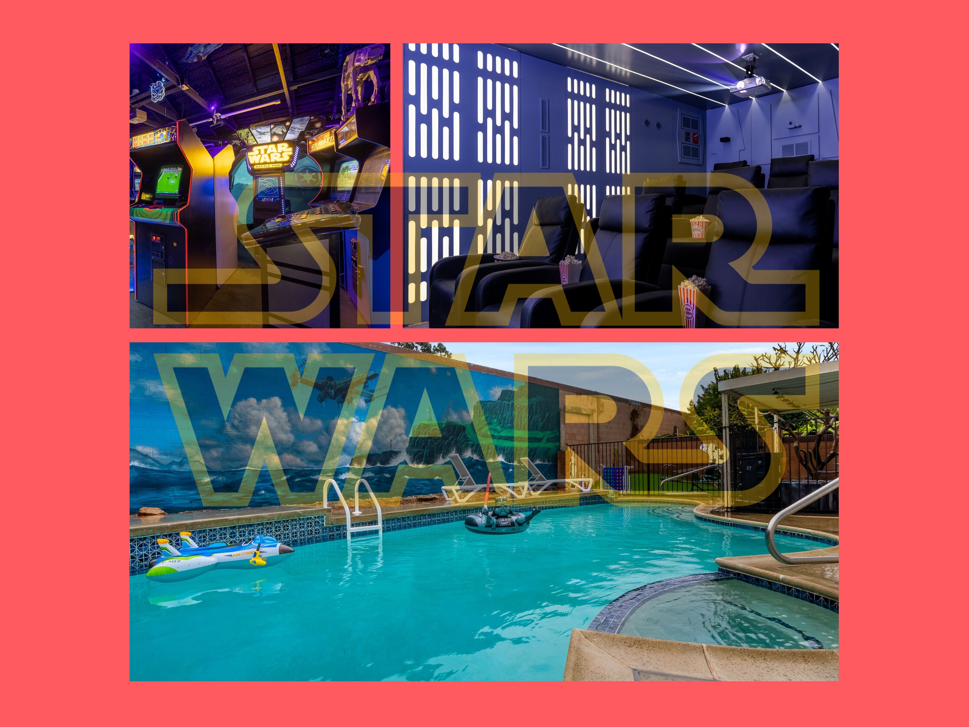 🌌 Star Wars 🎥🍿🌊⛳️Heated Pool/Spa, Theater, Arcade