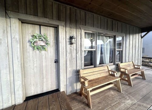 “The Mercantile” is a farmhouse style home on Morning Line Ranch.