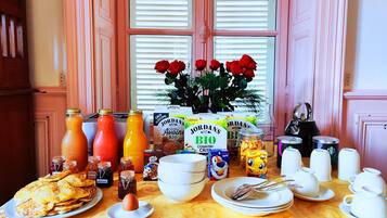 Petit déjeuner continental compris tous les jours