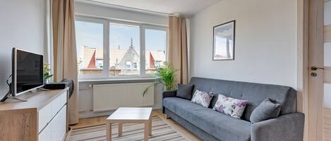 Appartement | 1 chambre, fer et planche à repasser, lit parapluie, Wi-Fi gratuit