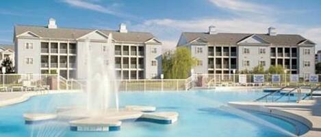 Indoor pool, outdoor pool