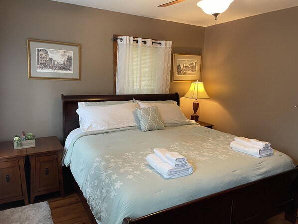 3 habitaciones, tabla de planchar con plancha y wifi gratis 