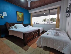 Standard Quadruple Room | Premium bedding, iron/ironing board, free WiFi, bed sheets - Hotel Alajuela (Alajuela)