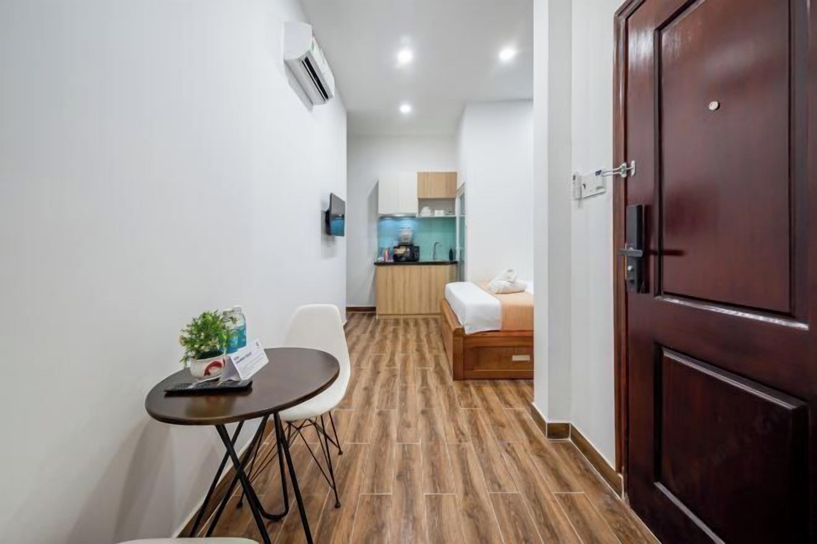 1 ห้องนอน, โต๊ะทำงาน, Wi-Fi ฟรี, ผ้าปูที่นอน