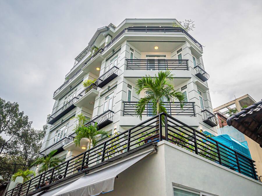 Façade de lâhĂ©bergement