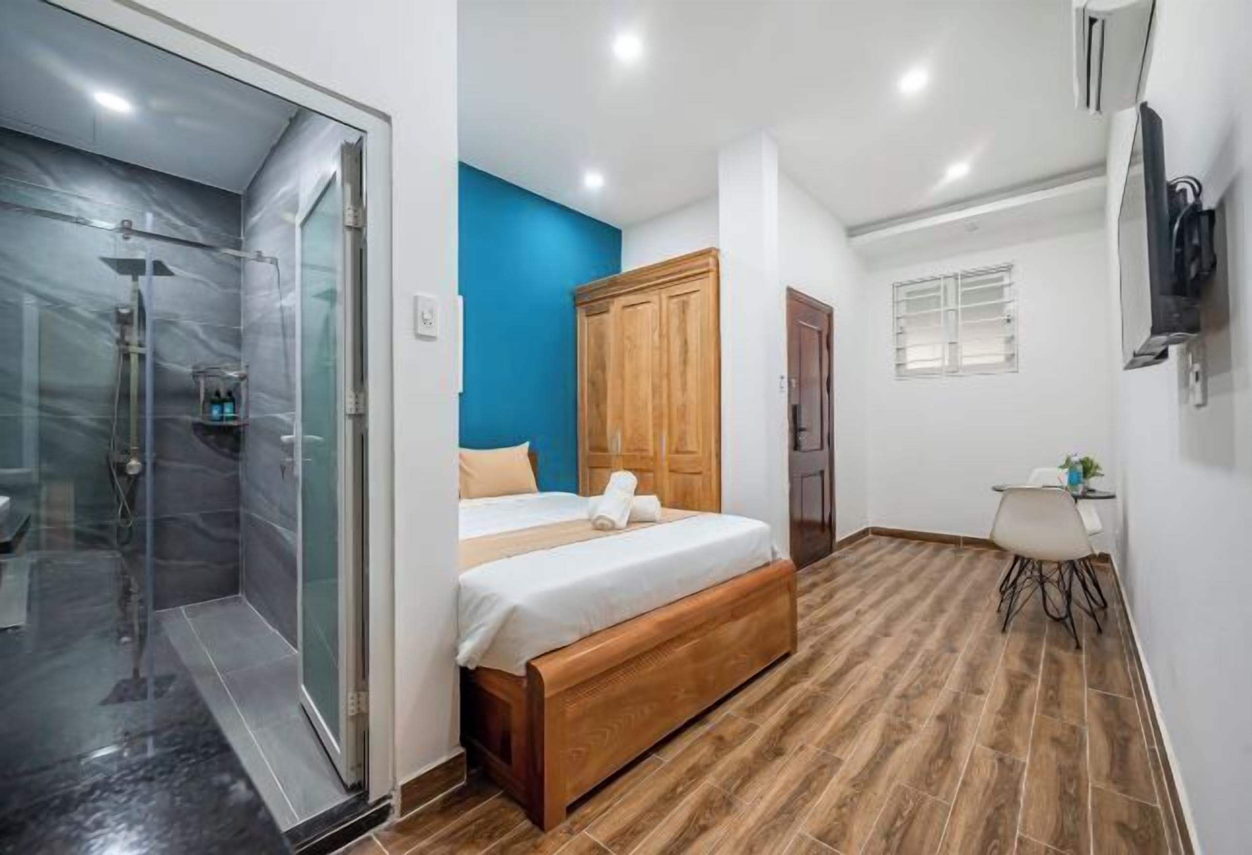 1 chambre, bureau, accès au Wi-Fi (inclus), literie fournie