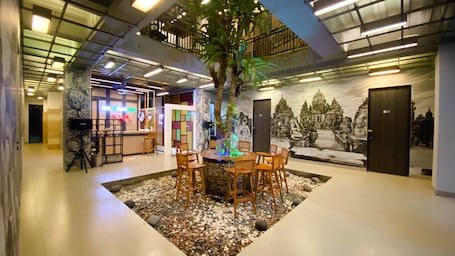 Interior entrance