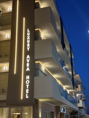 Façade de l’hébergement