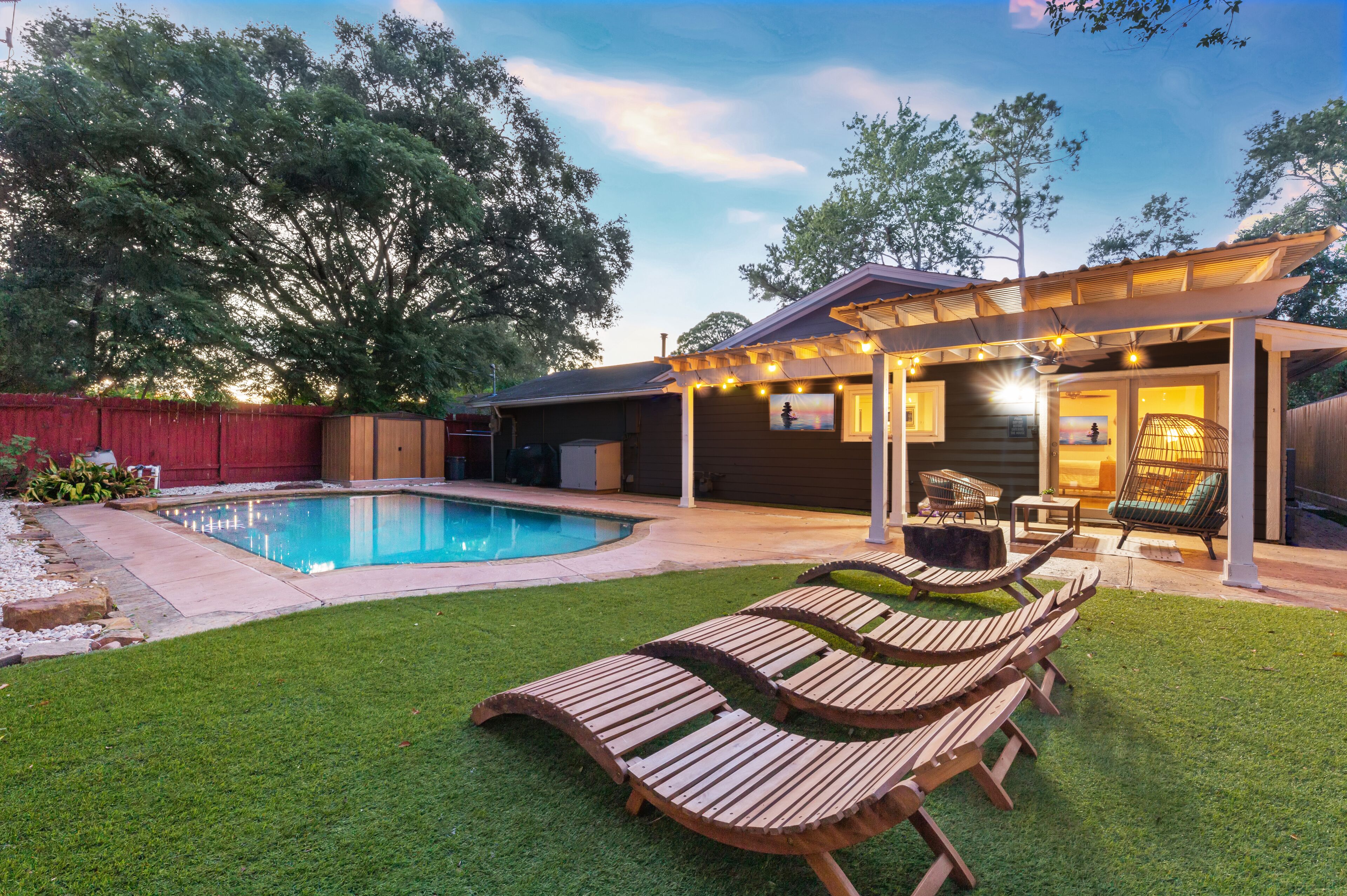 Heated Pool Retreat 10min -> Galleria+Top Dining