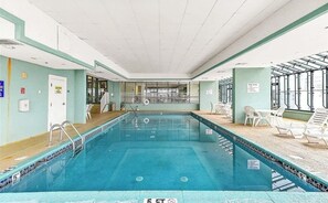 Indoor pool, a heated pool