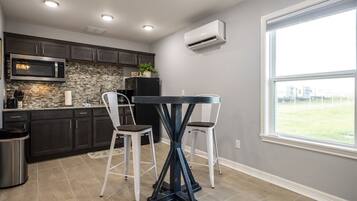 Condo, 1 Queen Bed, Patio (Yellow Warbler B - No Pets) | Private kitchen | Fridge, microwave, oven, stovetop