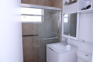 Hair dryer, towels