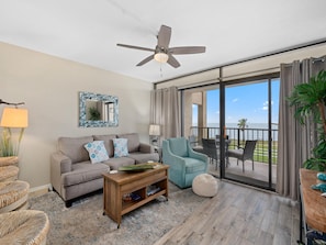 Condo, 1 King Bed with Sofa bed, Patio (#205 - Pets) | Living area - Laguna Reef by Miss Kitty’s (Rockport)