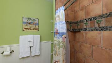 Condo, Multiple Beds, Patio (#15 - No Pets Allowed) | Bathroom | Towels, toilet paper