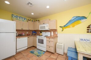 Condo, Multiple Beds, Patio (Little Bay Club Cottage #15) | Private kitchen | Fridge, microwave, oven, stovetop