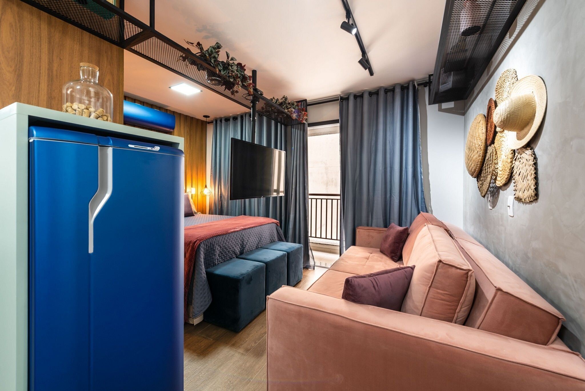 基础开间 | 特色装修、笔记本电脑工作区、遮光窗帘、免费 WiFi