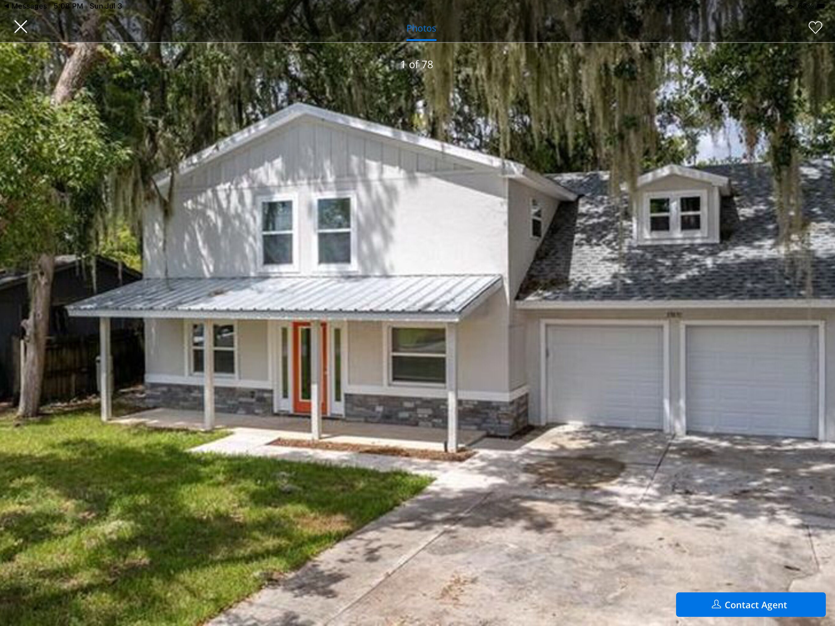 Waterfront home  Clermont chain of lakes