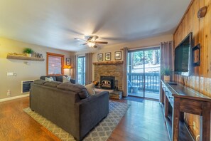 تلفزيون، مدفأة