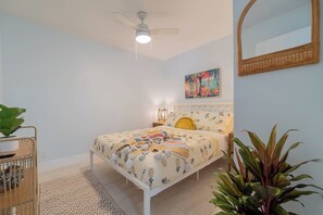 Desk, iron/ironing board, travel crib, free WiFi